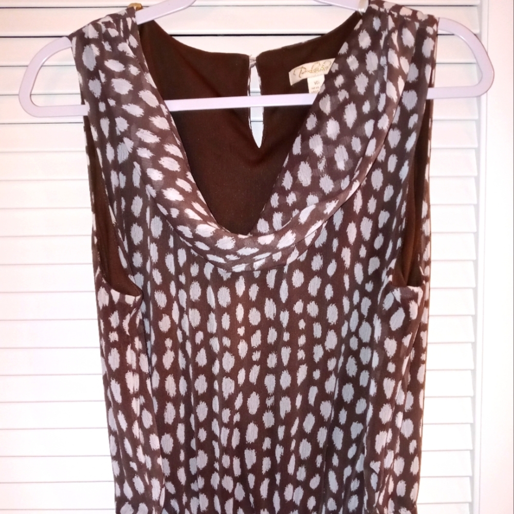 Prelude size 16 maxi dress brown color